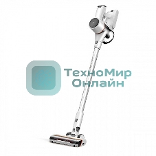 Пылесос вертикальный BQ VCA0103H белый/черный, питание от аккумулятора, 50 Вт, уборка сухая, пылесборник 0.9 л