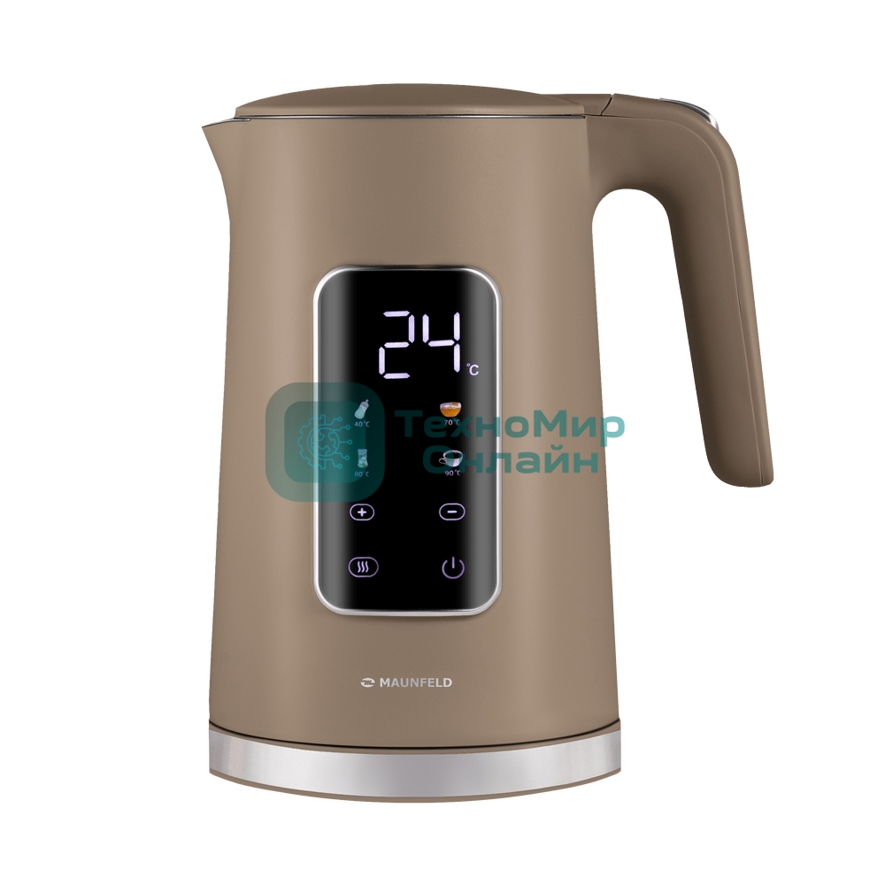 Чайник электрический Maunfeld MGK-635DBR коричневый, 1.7 л, 2200 Вт