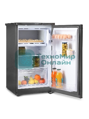 Холодильник Бирюса W408 графит однокамерный 88/27л морозилка сверху