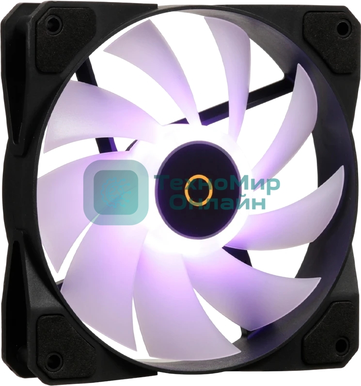 Реверсный вентилятор Fan Ocypus Beta F12 BK ARGB PWM черный