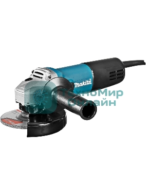 Шлифмашина угловая Makita 9558HNRK 125мм, 840Вт, 11000об\м, плавный пуск, антирестарт, кейс