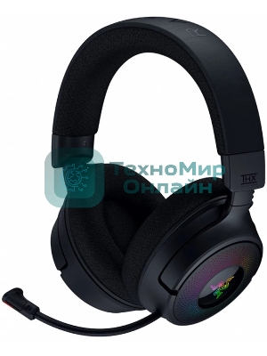Гарнитура Razer Kraken V4 чёрный, беспроводная, bluetooth, до 70 ч, подсветка