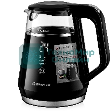 Чайник электрический BRAYER BR6105 1 л, 1100 Вт, черный