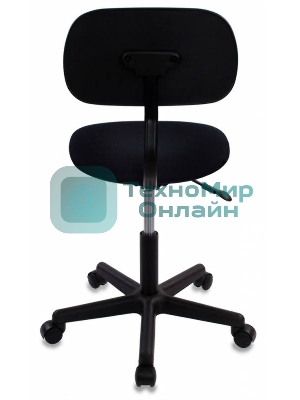 Кресло Бюрократ CH-1201NX черный, ткань, 100 кг