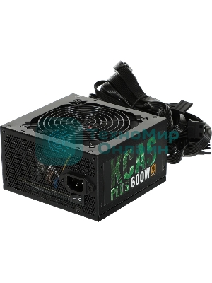 Блок питания Aerocool/Formula KCAS PLUS 600W, 600Вт, 80 PLUS Bronze, 120мм, черный