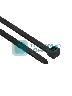 Хомут нейлоновый черный EKF Basic plc-cb-3.6x300 (3,6х300) (100 шт.)