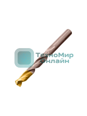 Набор сверл по металлу Denzel 1-13 мм, Р6М5К8-TiN, Golden Tip, 25 шт