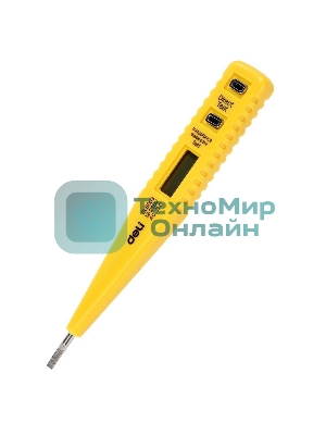 Индикаторная отвертка-тестер напряжения цифровая Deli DL8003 (12-250 В)