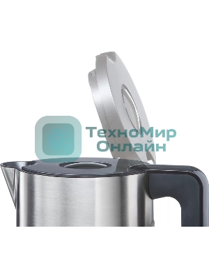 Чайник электрический Bosch TWK8611P 1.5 л, 2400 Вт, белый/серебристый (корпус: нержавеющая сталь)