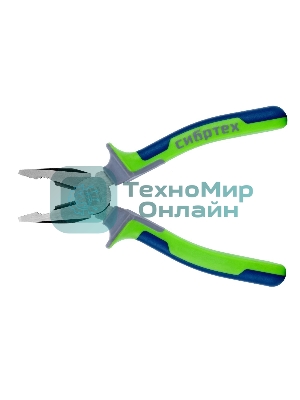 Плоскогубцы Сибртех комбинированные, 200 мм, фосфатирование, трехкомпонентные рукоятки