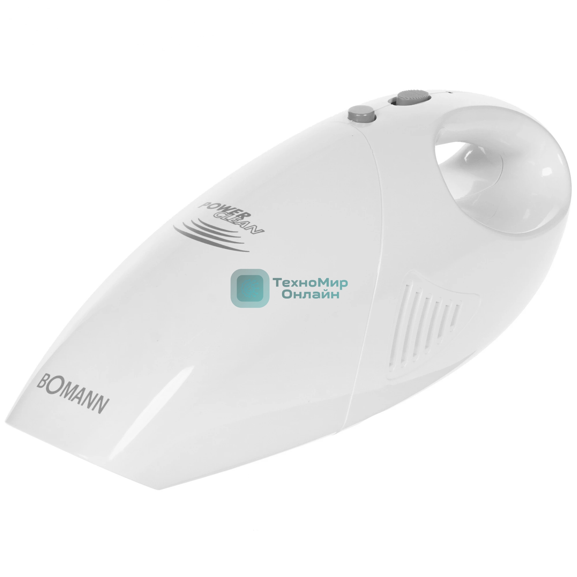 Пылесос ручной Bomann CB-967 белый, 200 Вт, уборка сухая, пылесборник контейнер 1.5 л