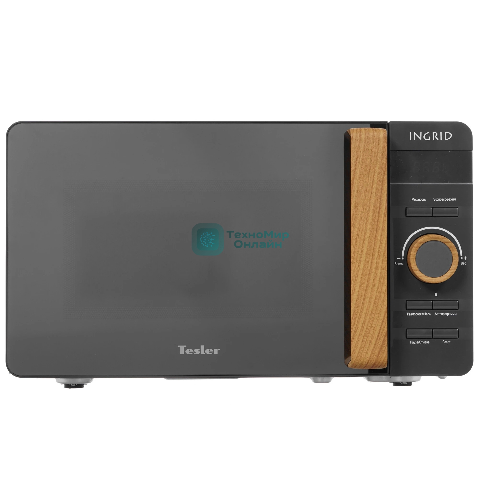 Микроволновая печь Tesler ME-2044 серый, 20 л, 700 Вт, переключатели - кнопки, поворотный механизм