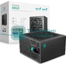 Блок питания Deepcool/GamerStorm PQ1000G WH (ATX 3.1, 1000W, Full Cable Management, 120мм fan, 80+ GOLD, Active PFC + Half Bridge + DC/DC, Full Japanese Capasitors, Gen5 PCIe, белый) RET (R-PQA00G-FD0W-WGEU-V1)