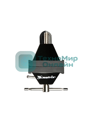 Тиски настольные Matrix многофункциональные, смен.насадка-хомут для дрели, шарнирный механизм