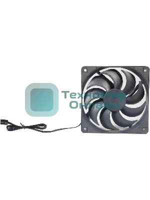 Вентилятор для корпуса Digma DFAN140PWM-1BK черный, 140 мм, 1500 об/мин, 28 дБ, 4 pin