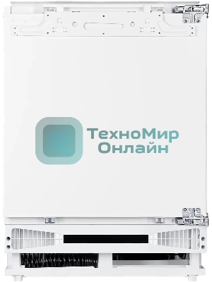 Встраиваемый холодильник Zigmund & Shtain BR 07 X белый однокамерный 95/16 л морозилка сверху, ручное размораживание