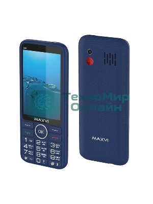 Мобильный телефон Maxvi B35 синий