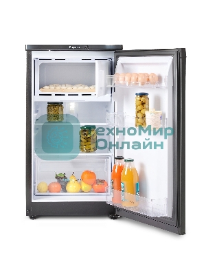 Холодильник Бирюса W408 графит однокамерный 88/27л морозилка сверху