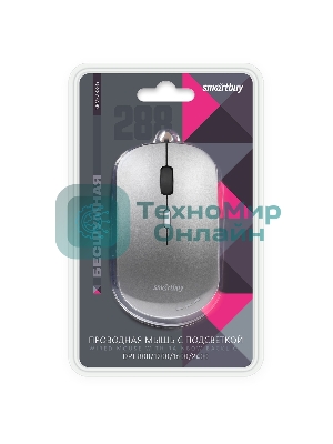 Мышь проводная Smartbuy (SBM-288-G) серый металлик