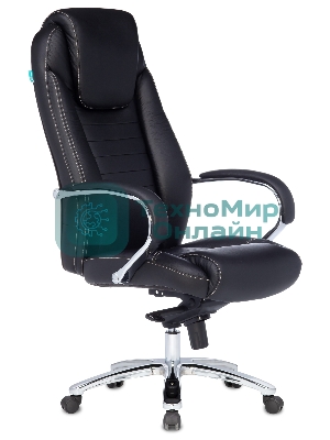 Кресло Бюрократ T-9923SL/BLACK черный, кожа