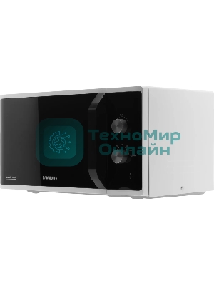 Микроволновая печь Samsung MS23K3614AW белый, 23 л, 800 Вт, переключатели - поворотный механизм