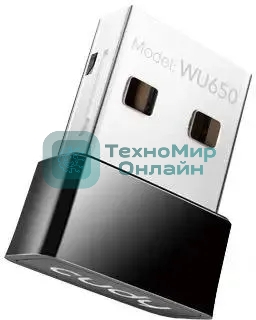 Сетевой адаптер Wi-Fi Cudy WU650 AC650 USB 2.0 (ант.внутр.) 1ант.
