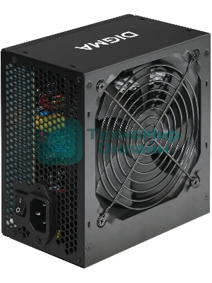 Блок питания Digma DPSU-500W-WH RTL, 500Вт, 80 PLUS белый, 120мм, черный