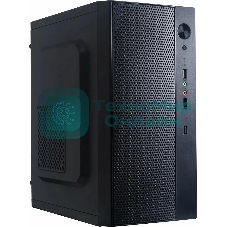 Компьютерный корпус Accord ENTRY ACC-242B черный без БП mATX 2xUSB 2.0 audio