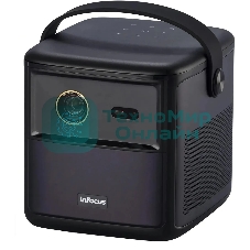 LED проектор InFocus IN3018SL Crusader Master DLP, 450 lm, FullHD, (1.2:1), HDMI 2.0 (eARC) USB-A 2.0, AUX, Bluetooth 5.1/BLE, wi-fi 2.4/5GHz, 2х10W Dolby Audio, до 25000ч., 1.57 кг батарейка