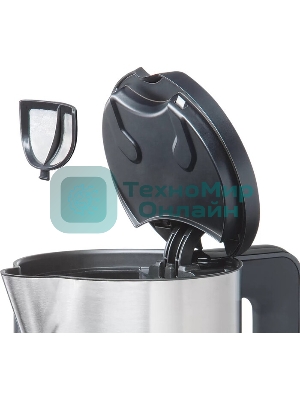 Чайник электрический Bosch TWK8611P 1.5 л, 2400 Вт, белый/серебристый (корпус: нержавеющая сталь)