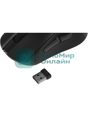 Мышь игровая Logitech G703 Lightspeed черная, сенсор 100-25600dpi (Hero25K), беспроводная 2.4GHz + USB 1,8м, 5 программируемых кнопок + колесо прокрутки, RGB-подсветка, под правую руку