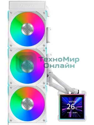 Система водяного охлаждения Lian-Li HydroShift II LCD-S 360CL ARGB Soc-AM5/AM4/1700/1851 белый 4-pin 30dB Al+Cu LCD Ret (G89.GHS2LCDS36CW.R0)