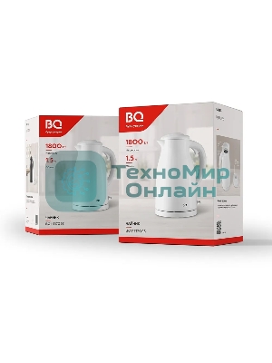 Чайник электрический BQ KT1709S белый. Мощность:1800/Объем:1,5