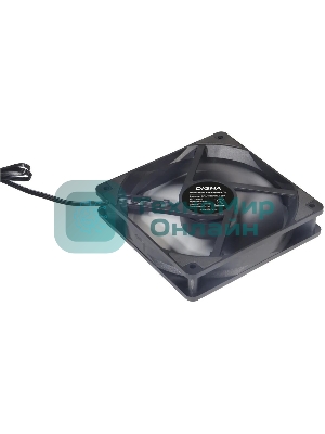 Вентилятор для корпуса Digma DFAN140PWM-1BK черный, 140 мм, 1500 об/мин, 28 дБ, 4 pin