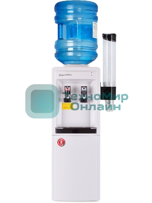 Кулер Aqua Work 0.8-LR напольный, компрессорный белый/черный