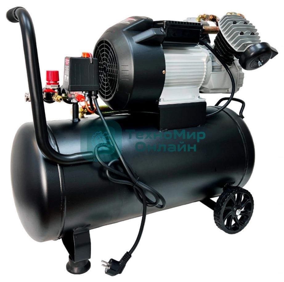 Компрессор воздушный Kranz KR-1500/50, 1500Вт, 280 л/мин, 50л