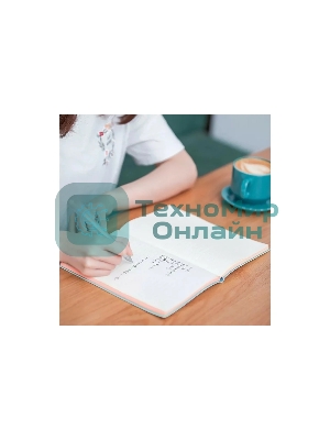 Блокнот Deli 22283LT-BLUE 210х143 мм, искусственная кожа, 96 л, голубой