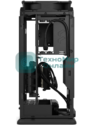 Компьютерный корпус без блока питания Fractal Design Mood, Mini-Tower, 1x180мм, 2xUSB-A 3.0 + 1xUSB 3.2 Type-C, SFX PSU Support, mITX черный