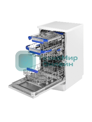 Посудомоечная машина Maunfeld MWF45331W Inverter, белый, 45 см, 10 компл., 44 дБ, класс A+++