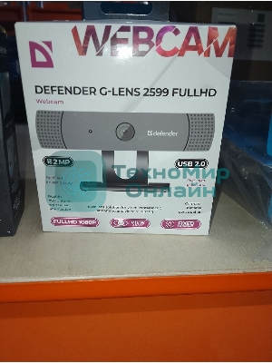 (Поврежденная упаковка) Камера-Web DEFENDER G-lens 2599 FullHD 1080p, 2МП