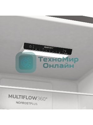 Холодильник Gorenje NRKE62XL серебристый металлик двухкамерный 203/99л морозилка снизу, No Frost