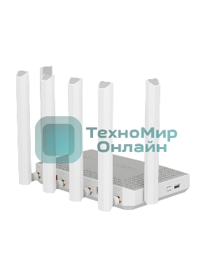 Мультигигабитный интернет-центр Netcraze Hero 5G (NC-4110) с модемом 5G, двумя слотами для SIM-карт, Mesh Wi-Fi 6 AX3000, Smart-коммутатором 1×2.5G и 4×1G, многофункциональными портами USB 3.0 и 2.0