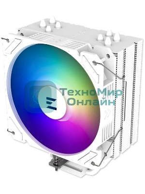 Кулер ZALMAN CNPS9X PERFORMA WHITE ARGB, 120мм FAN, 4 HEAT PIPES, 4-PIN PWM, 700-1800 RPM, 28DBA MAX, HYDRO BEARING, FULL SOCKET SUPPORT
