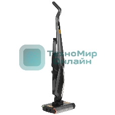 Пылесос вертикальный моющий Deerma DEM-VX96W серый, питание от аккумулятора, 160 Вт, уборка сухая/влажная, пылесборник 0.6 л