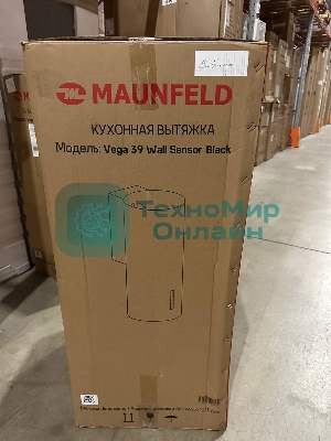 (Витринный образец, поврежденная упаковка) Кухонная вытяжка MAUNFELD Vega 39 Wall Sensor черный