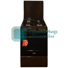 Плита комбинированная Cezaris ПГЭ 1000-03 коричневый, конфорок 4 шт, духовка 45 л, 51 см x 85 см x 52 см