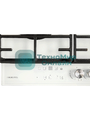 Газовая варочная панель HIBERG VM 9155 W, белый