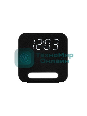 Радиобудильник Harper HCLK-2060 черный - белый led