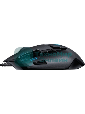 Мышь проводная Logitech G402 Hyperion Fury, черный, 4000 dpi, USB, кнопки - 8