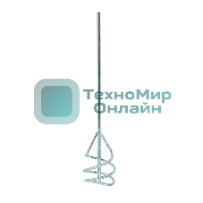 Миксер насадка PATRIOT MP485 для сухих и строит. смесей, оцинкованный, 80x400 мм, хвостовик 8 мм.